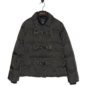 Gucci 2014 Black Toggle Accent Down Puffer Jacket
